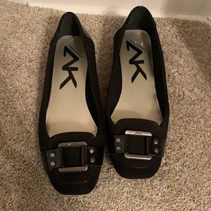 Anne Klein black flats
